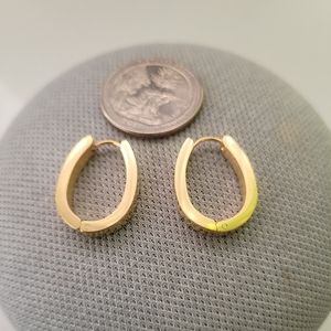 14k Gold Small Hoops Earrings